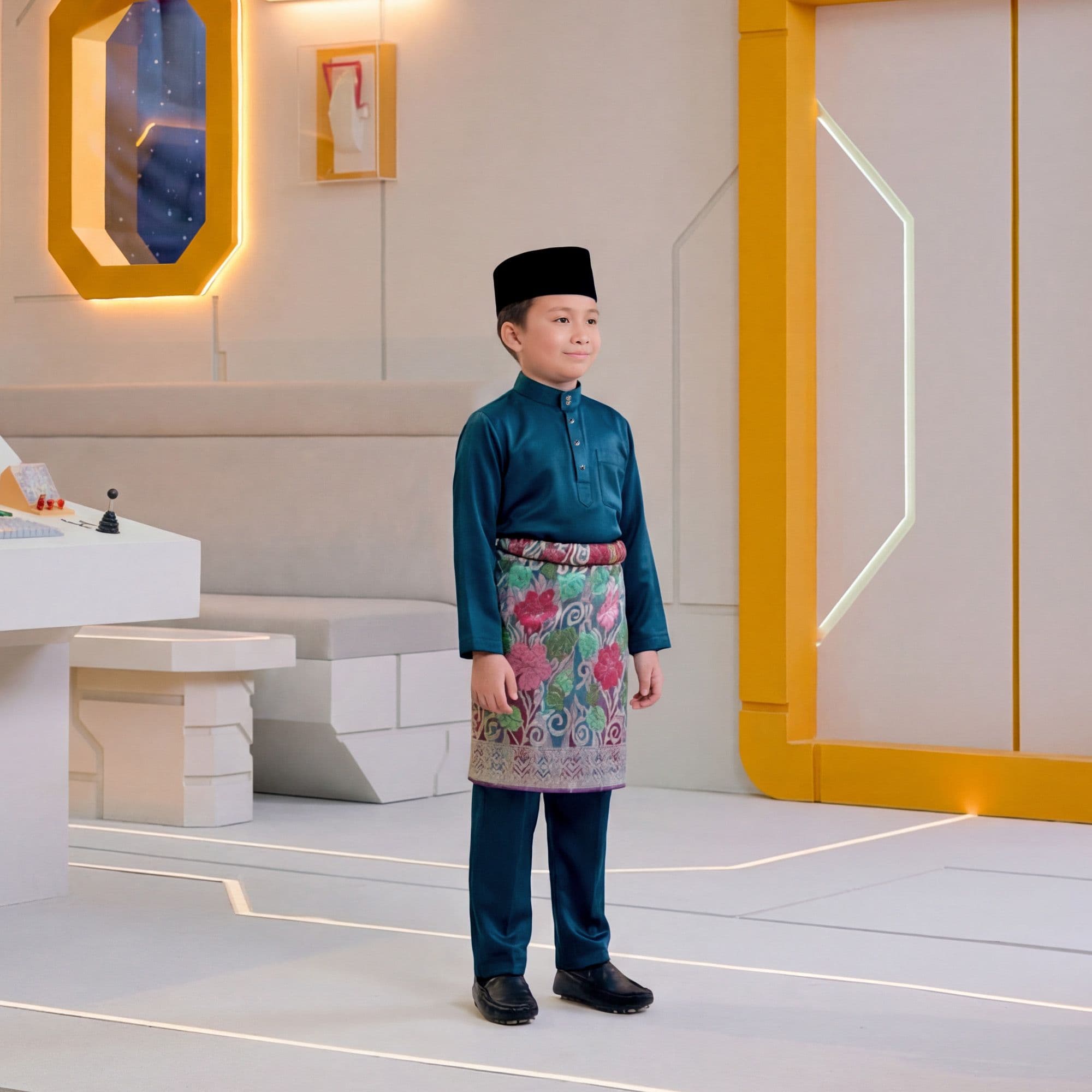 Baju Melayu Kids (Tema Biru)